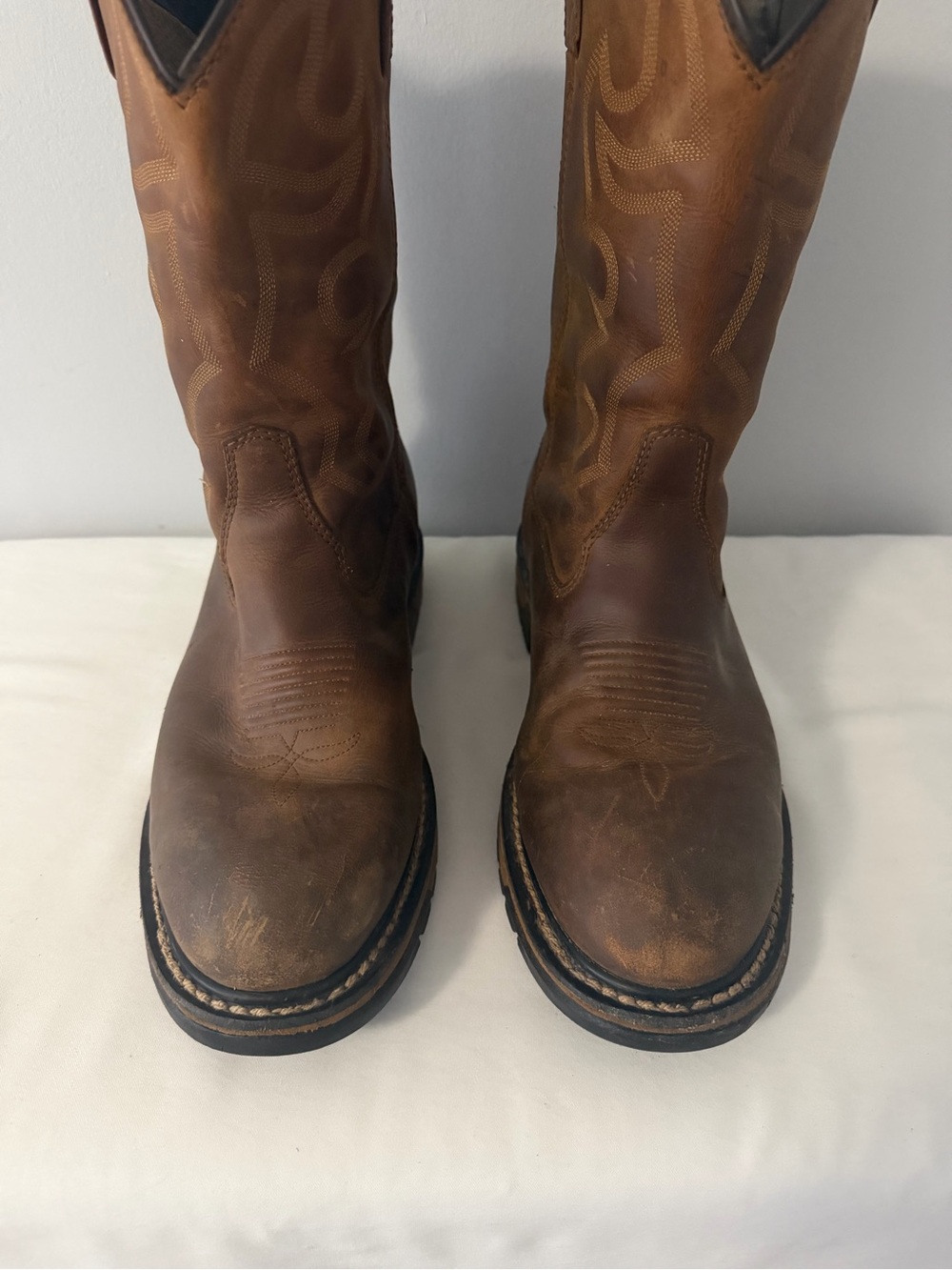 Rocky Original Ride Branson Steel Toe Waterproof Western Boots  size 10w